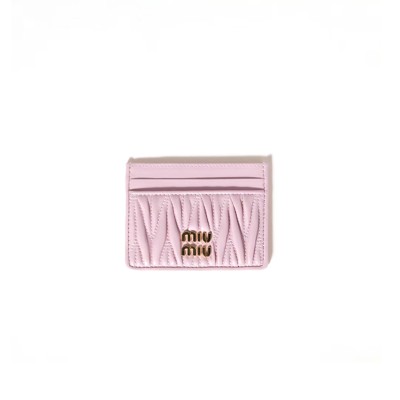 MIU MIU MATELASSÉ NAPPA LEATHER CARD HOLDER 5MC076 (10.5*8cm)
